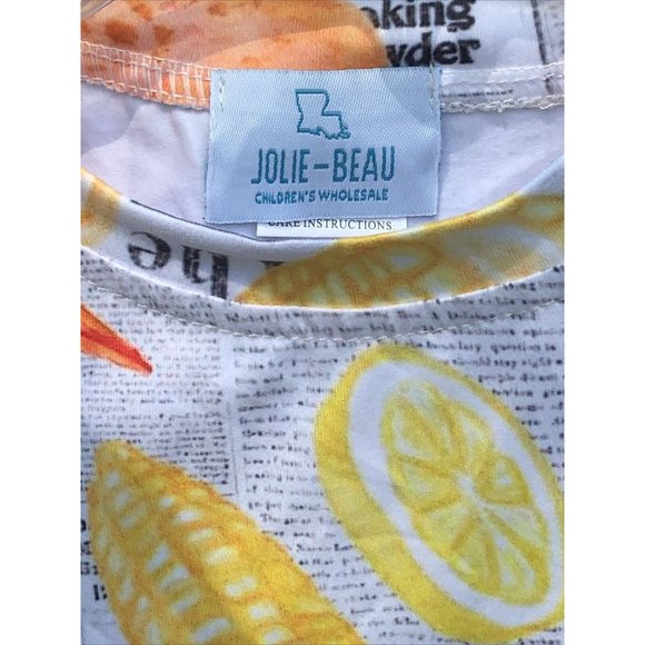 Little Boy T Shirt Crawfish Boil Print 6-7 - Picture 6 of 12